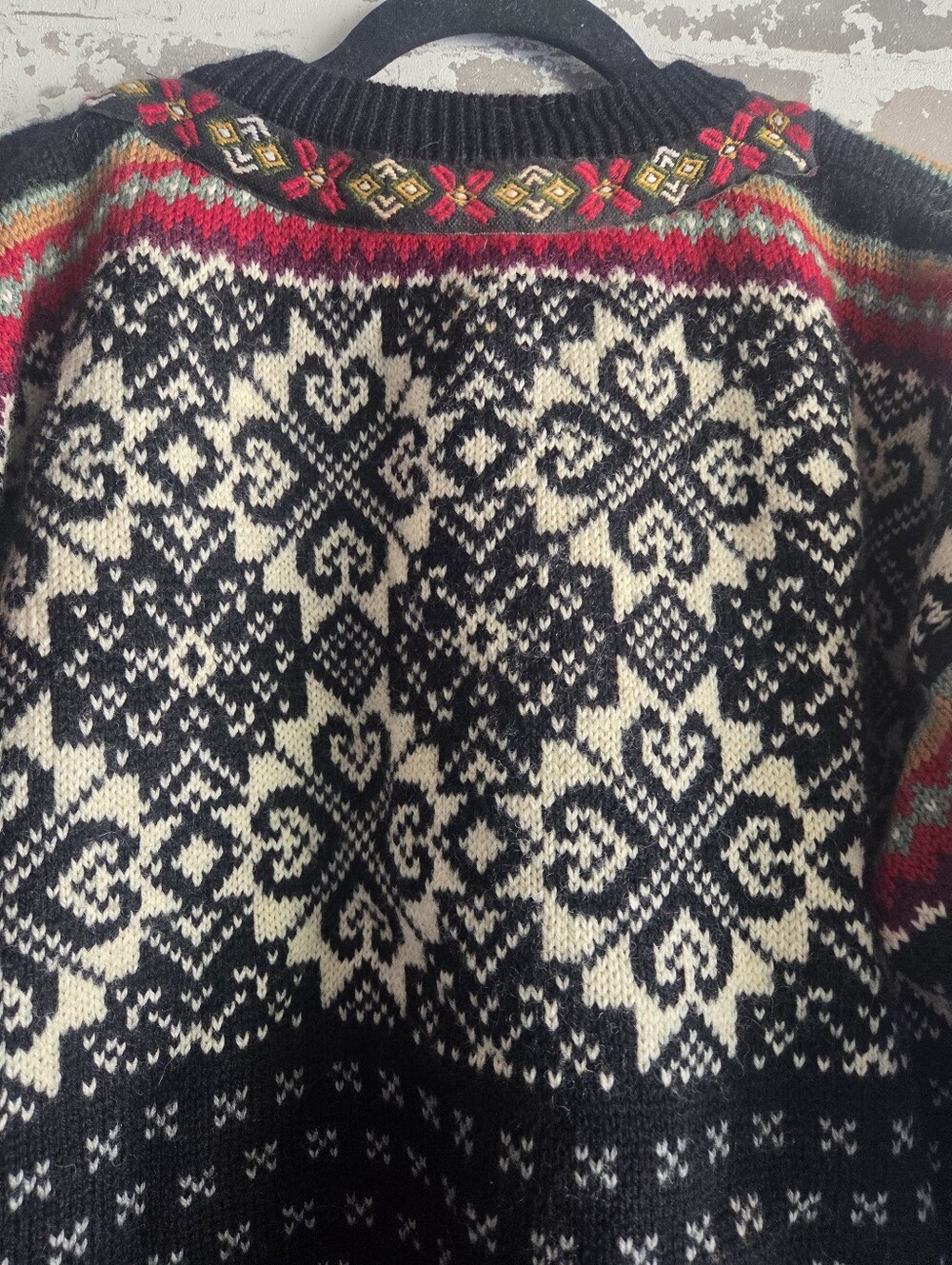 Norwear Vintage Icelandic Pure Wool Sweater Metal L - Picture 4 of 9